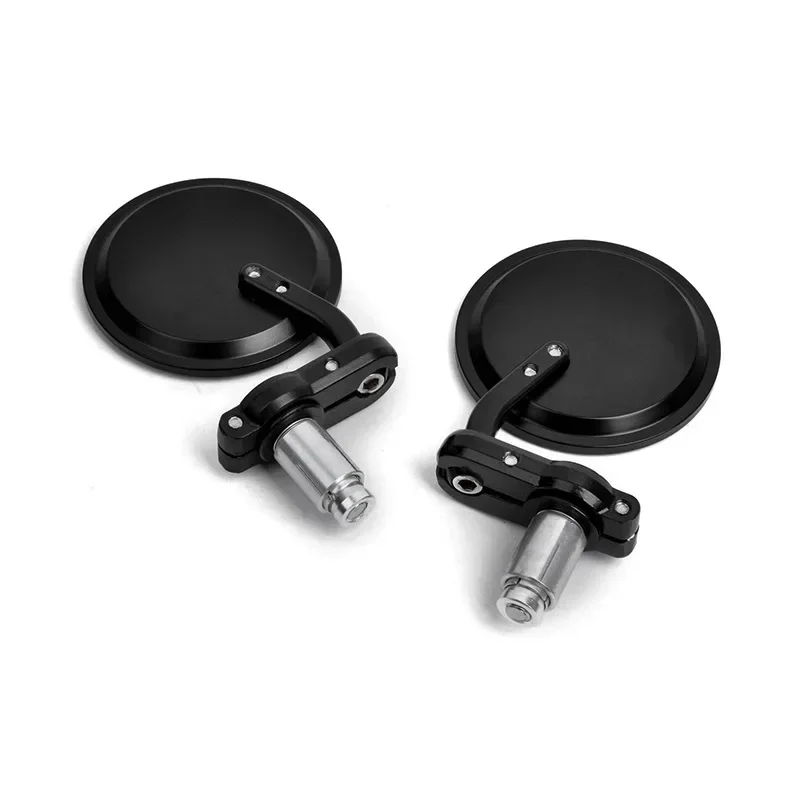 CNC Foldable Round Bar‑End Rearview Mirrors, 7/8 Inch Motorcycle Side Mirror for Suzuki DRZ400 DRZ400SM Street Bike & Yamaha