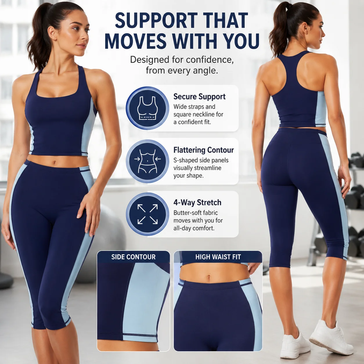 Conjunto de Yoga Feminino: Top - Pilates Yoga Video avaliação e preço