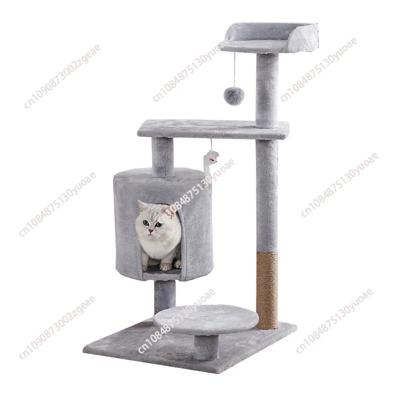 

Cat climbing frame cat nest integrated small apartment does not occupy the area cat frame tree toy sisal scratching column