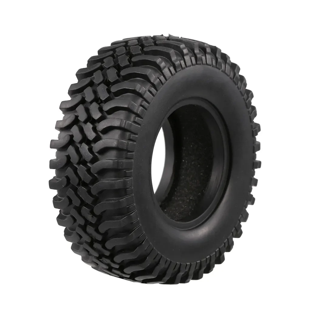 4PCS 100MM Rubber 1.9 Wheel Tires for 1:10 RC Crawler Car Axial SCX10 AXI03007 D90 D110 Tamiya CC01