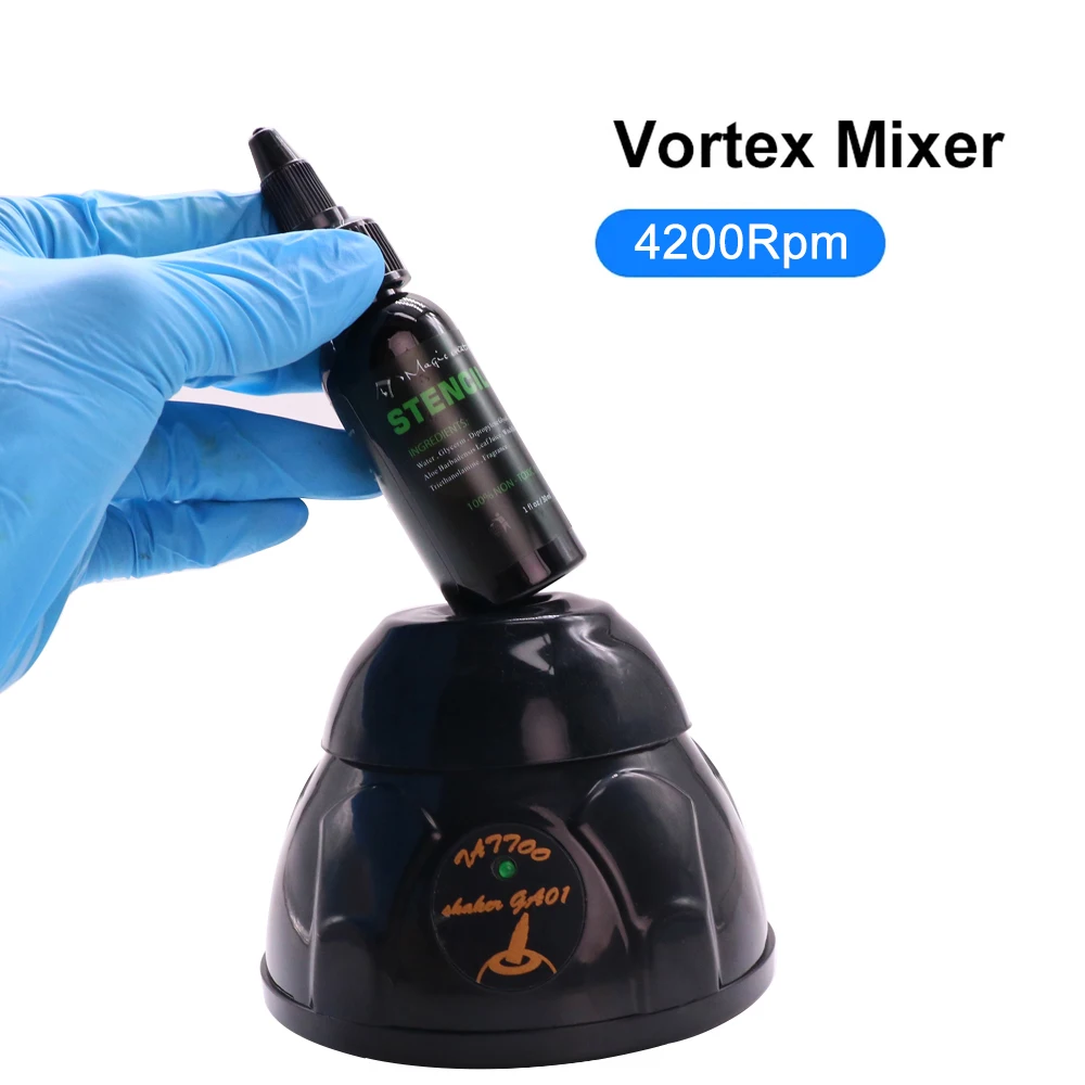 Mini Mixer Vortex Nails Polish Shaker Tattoo Pigment Ink Electric Shaker Stirrer Stirrer Non-slip Base for Pigment Ink Paint Mix