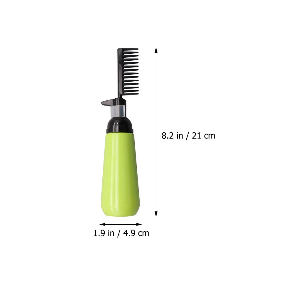 Hair Dye Refillable Bottle Applicator Brush Bottle Comb Dispensing Salon Oil Hair Coloring Hairdressing Styling Tool