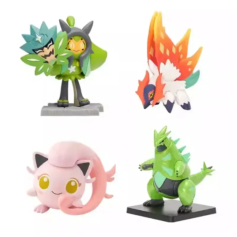 Pokémon Ogerpon Scream Tail Slither Wing Iron Thorns Childhood Memories Refrigerator Magnet Action Figures Model Kids Toy