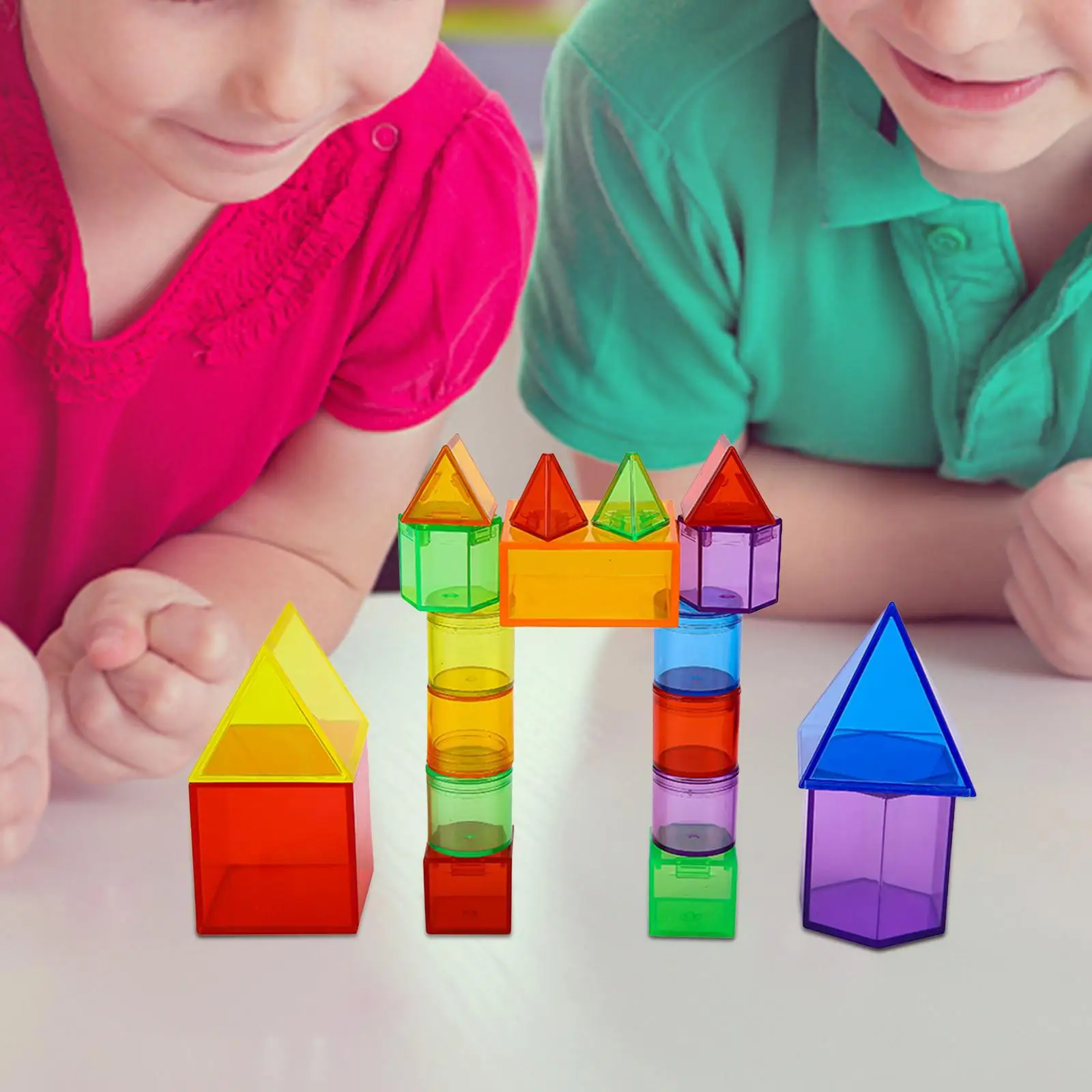 

12-кратный прозрачный узор, блоки, цветные сенсорные узоры, красочная сортировка, фотография для игр, подарок, обучающая активность