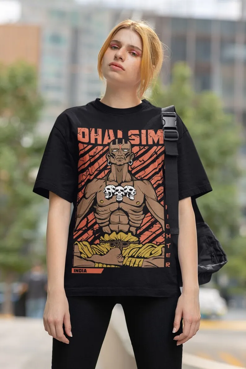 Dhalsim Musical Fighter Premium Unisex T-shirt