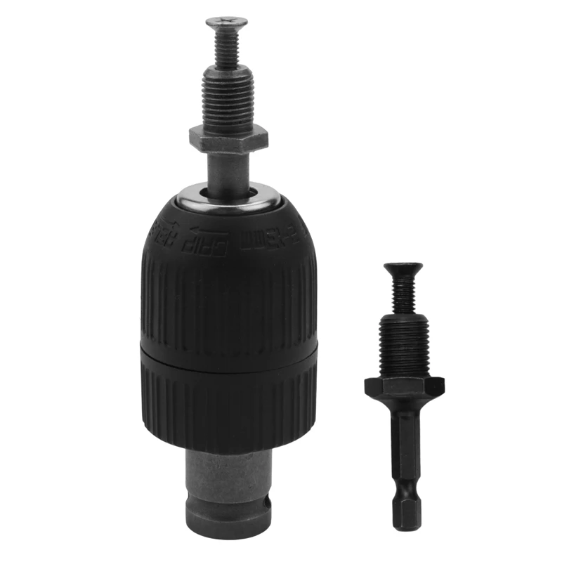 

4PCS Keyless Drill Chuck Conversion Tools, 13Mm Keyless Drill Chuck, Used For Impact Wrench Conversion Hardware Tools