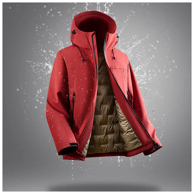 90% White Duck Down Men's Waterproof Windproof Warm Down Jacket 2025 Winter Jacket Casual Thick High-quality Clothing