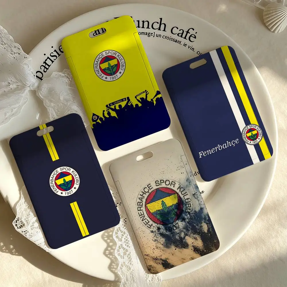Image of Epc T-Turkey Fenerbahce Kartenhalter, Kartenbox aus Leder, Schlüsselanhänger, Ausweishalter, Ausweiskartenhalter, Schlüsselanhänger