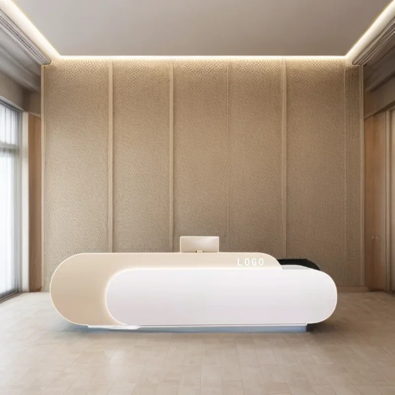 

Beauty Salon Reception Front Desk Counter Desks Atril Customer Center Pulpito Tables Office Furniture Receptions Professional