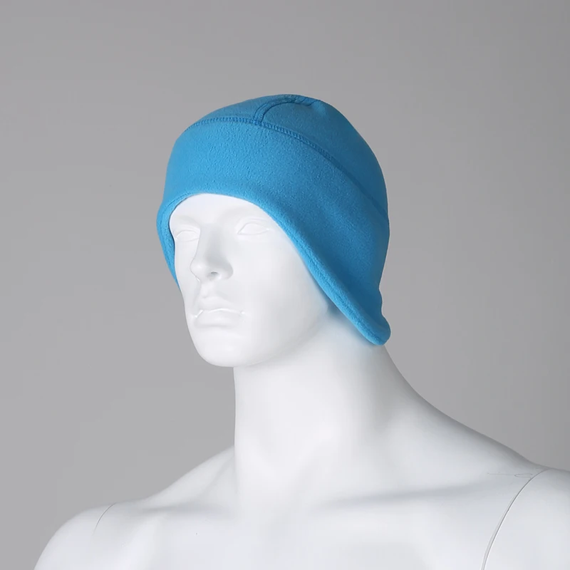 Winter Fleece Beanie Hut Ohr Abdeckung Thermische Kappe Sport Weiche Fitness Frauen Warme Wandern Radfahren Skifahren Helm Futter Winddicht – Detail 6