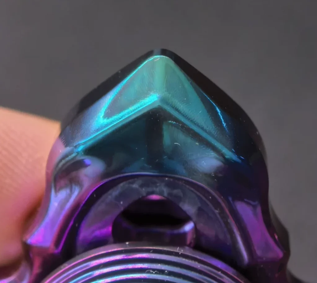 Used EDC LQ Thorns and Mist Three Great Wisteries Zirconium alloy Spinner Fingertip Gyroscope Decompression Toys