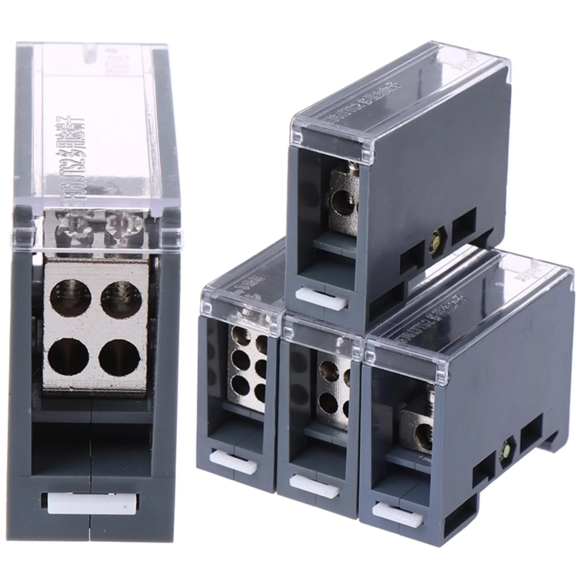 1 In 1/2/4/6 150A Din Rail Terminal Block Distribution Box One In Multiple Out Universal Power Junction Box For Circuit Breaker