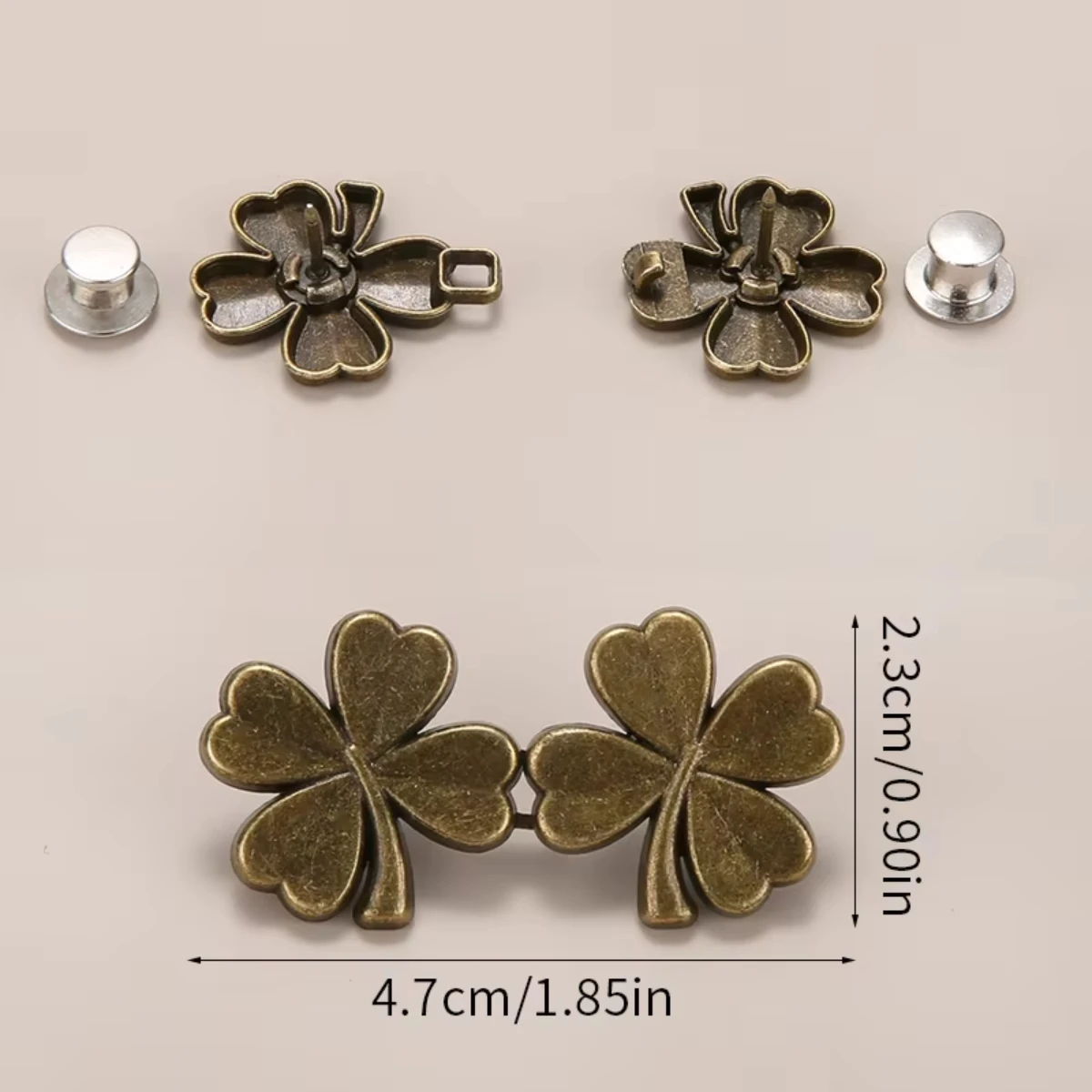 1 Pair Jeans Button… - image