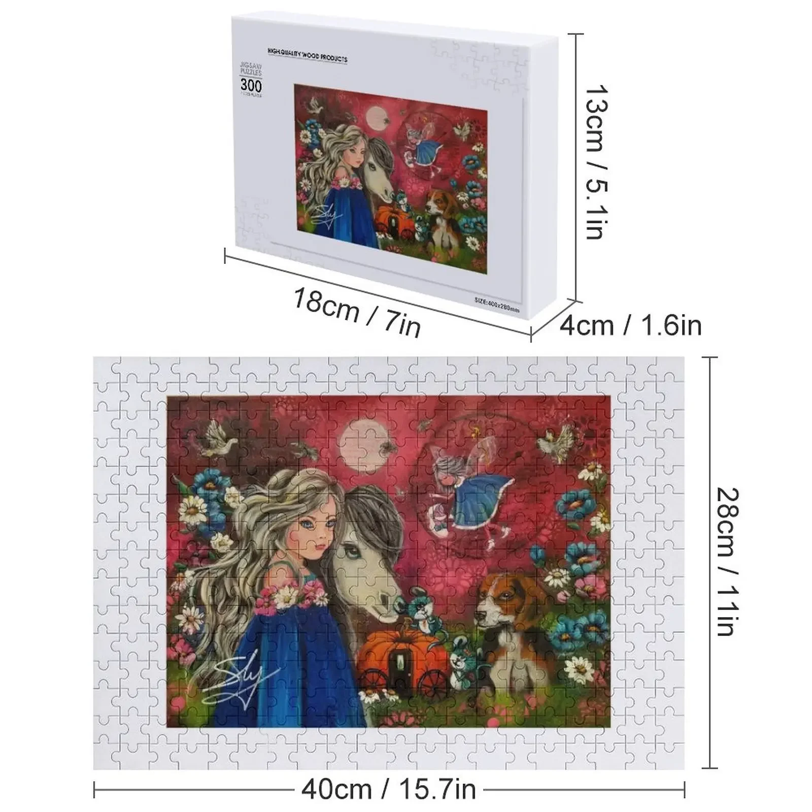 Ella Jigsaw Puzzle Wooden Animal Picture Christmas Gifts Personalized Gift Ideas Puzzle