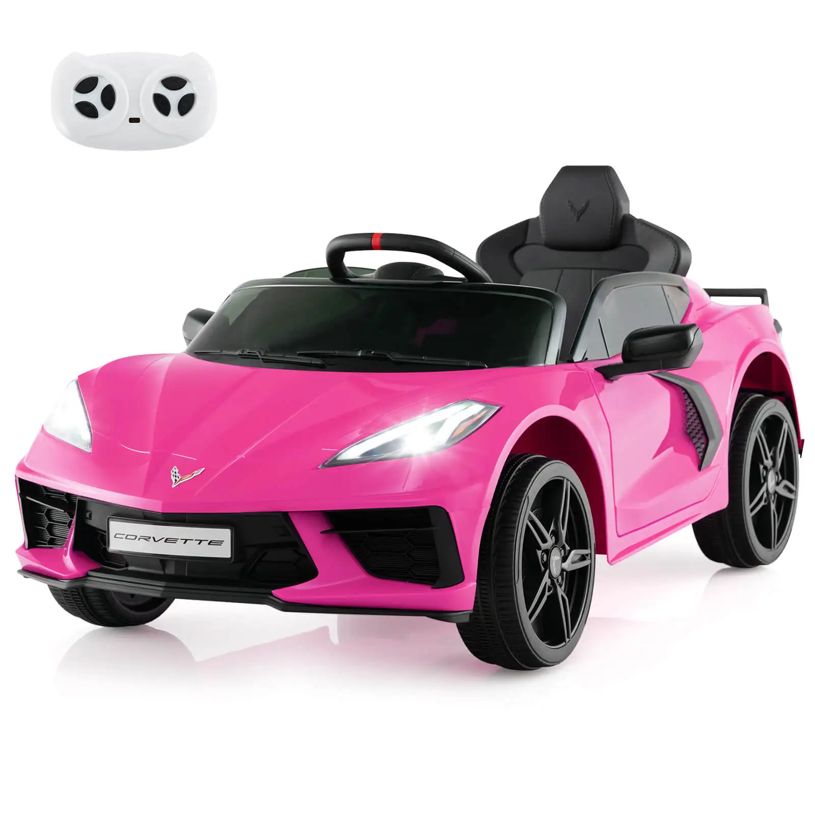 12V Electric Kids Ride On Car with Remote Control Wireless Connection Lights