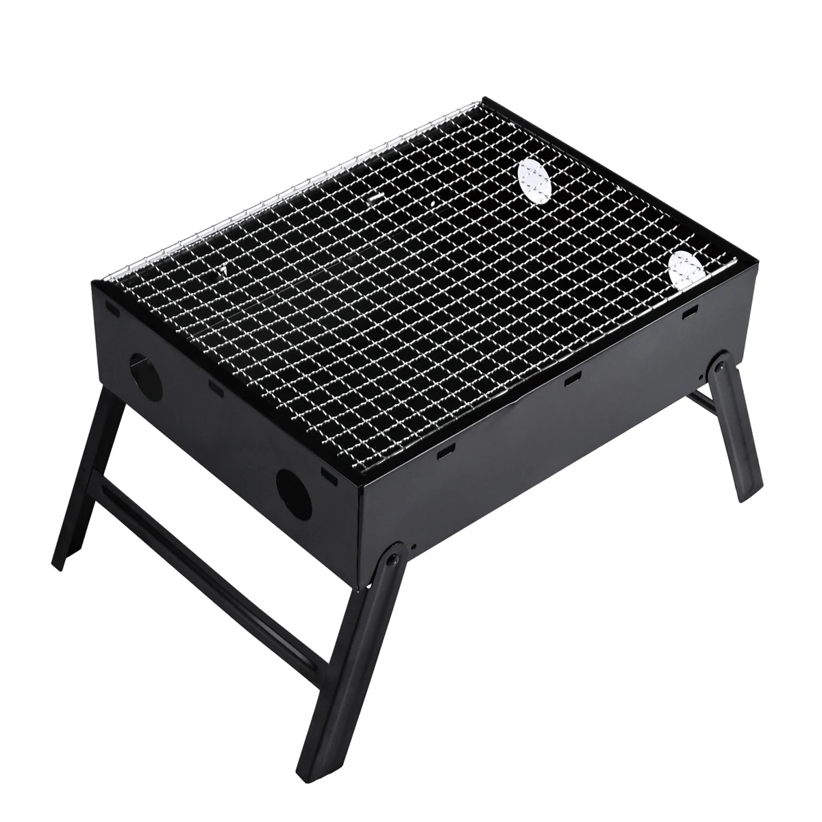 

Mini Charcoal BBQ Grill, Portable and Foldable for Outdoor Use, Easy to Clean, Ideal for Camping and Picnics.