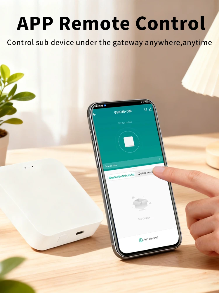 Multi-Modus Smart Gateway Zigbee 3.0 Bluetooth Mesh Hub Kompatibel mit Tuya Smart Life App Sprachsteuerung für Alexa Google Home – Detail 2