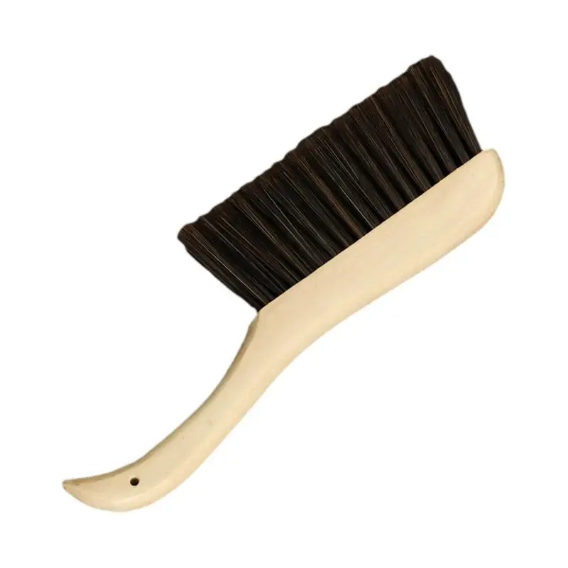 Solid wood bed brush Duster Hand Broom Bench Brush Hand Brushes Small Broom Long Wooden Handle For Car Bed Furniture Clothes