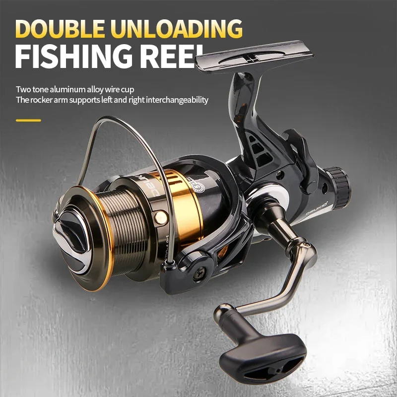 

Fishing Reel RA3000-6000 Metal Spool Jigging Trolling Long Shot Casting and Salt Water Surf Big Sea Double Drag Spinning Reel