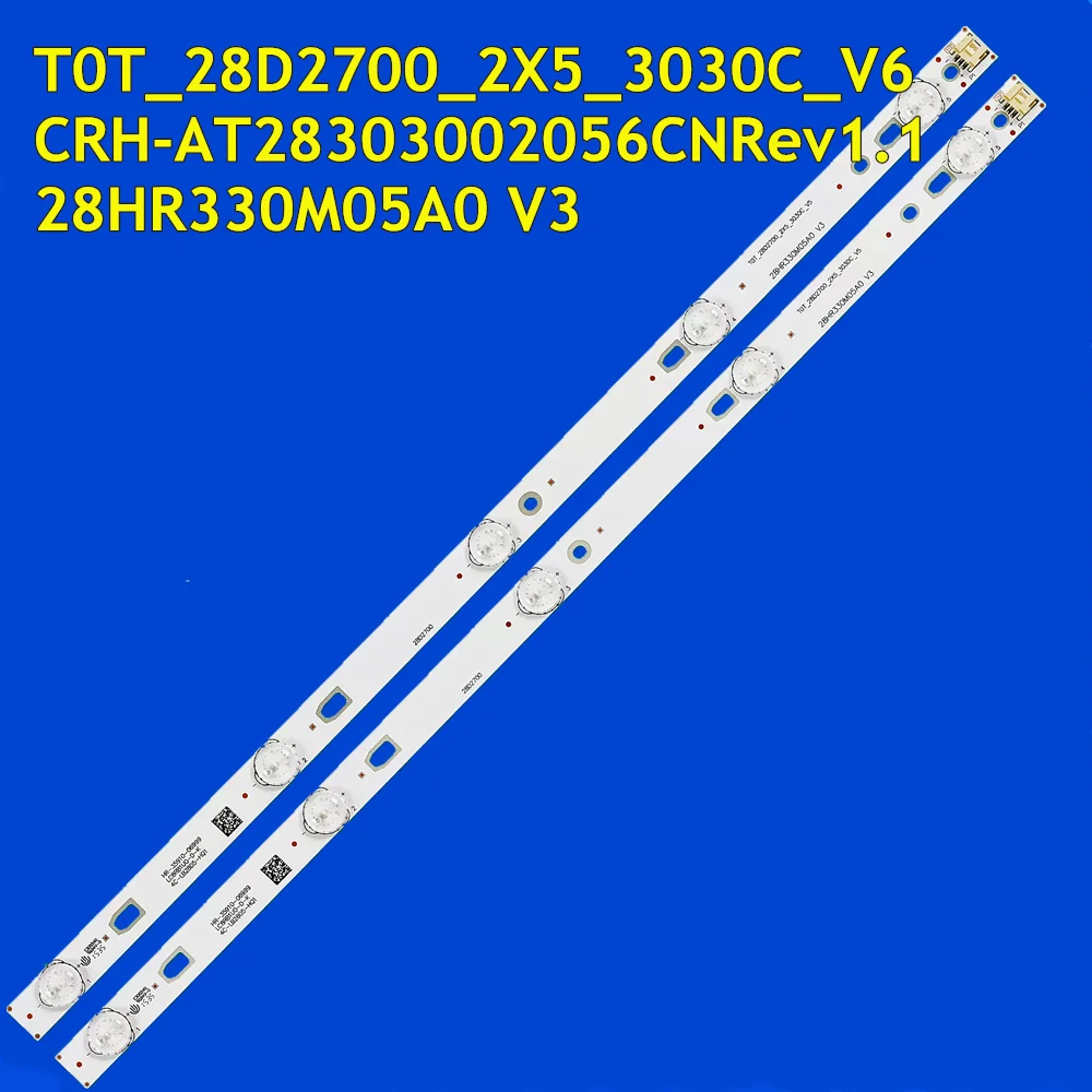 Tira LED para 28D2700, 28L17, H28V9900, LED28D2710, T28RTE1020, FLTV-28C11, 28HR330M05A0, V3