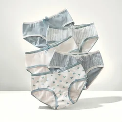 1Pc Cotton Panties Women's Briefs Lovely Heart Pattern Comfy Underwear Breathable Underpants Female Lingerie