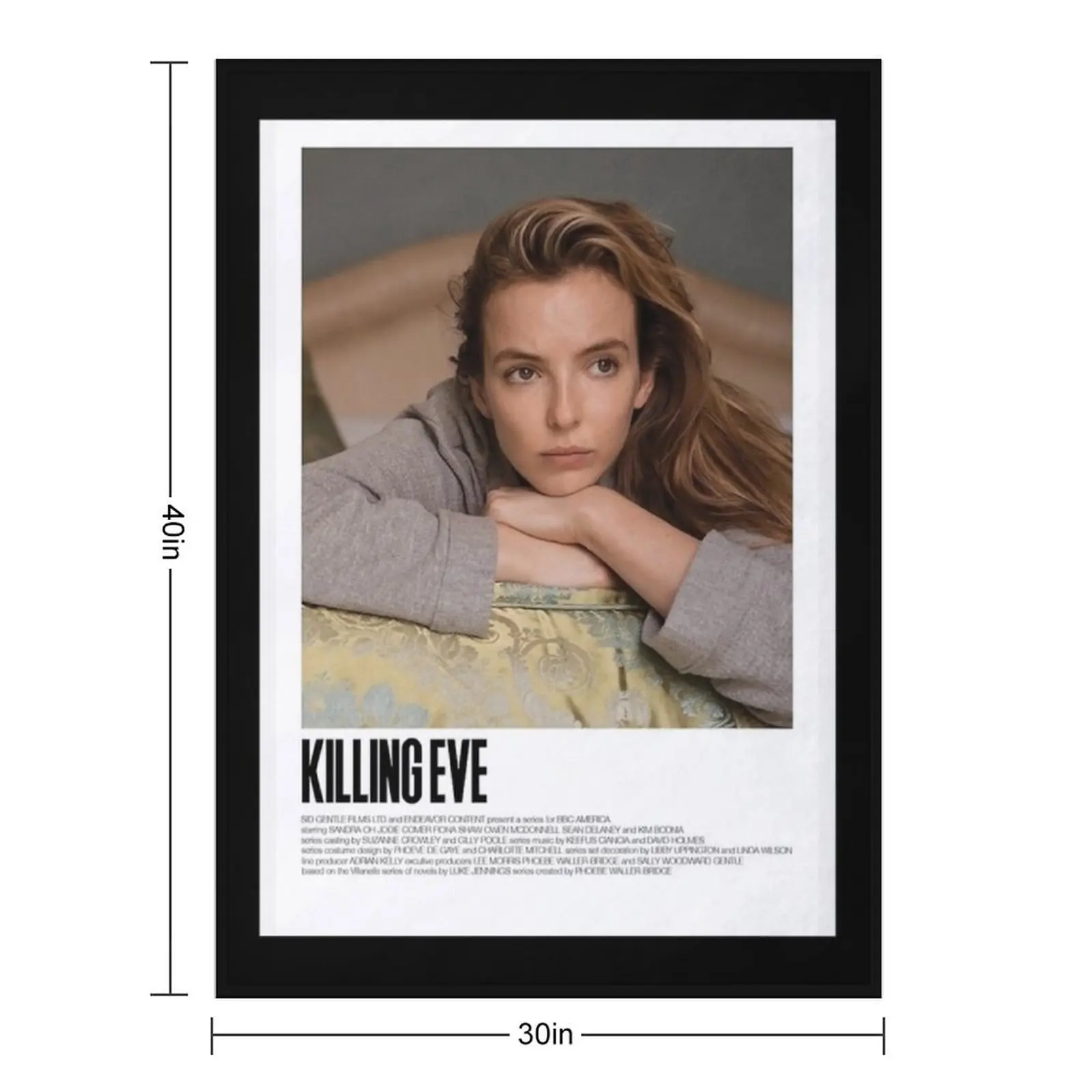 Killing Eve - Jodie Comer Throw Blanket Flannels Soft Beds Stuffeds Plaid on the sofa Blankets