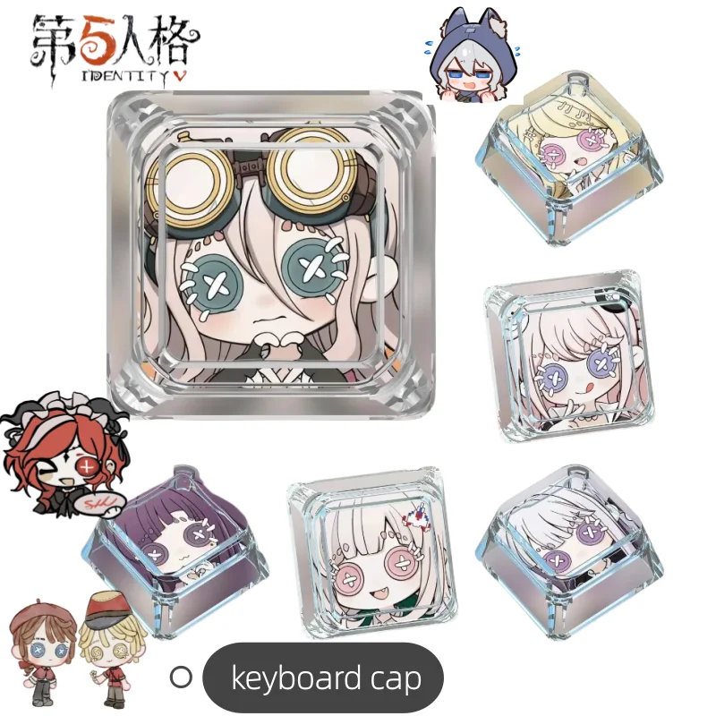 Identity V Ada Mesmer anime dessin animé mignon axe transversal keycap personnalité créative transparent clavier mécanique capuchon accessoire