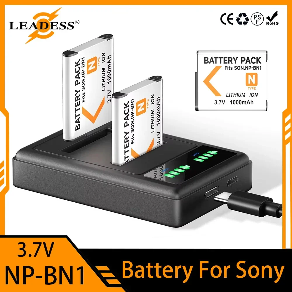 NP-BN1 NP BN1 Battery for Sony Camera Rechargeable Batteries Charger Cyber-shot DSC-QX10 DSC-QX100 DSC-T99 DSC-T110 DSC-TX5 TX7