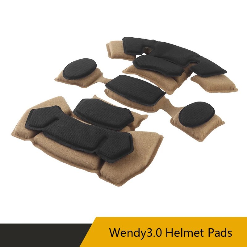 Wendy 3.0 Tactical Helmet Replacement Lining, Double-Layer Cushioning Sponge, Soft and Breathable, Helmet Pads