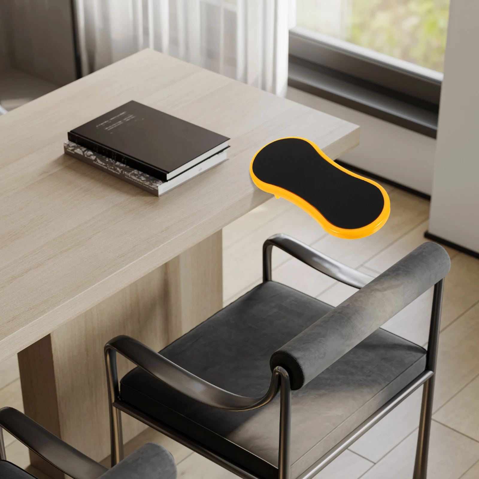 

Ergonomic Mouse Pad Wrist Rest Desk Elbow Support Arm Cushion Rubber Material Comfortable Design Practical Use Keyboard