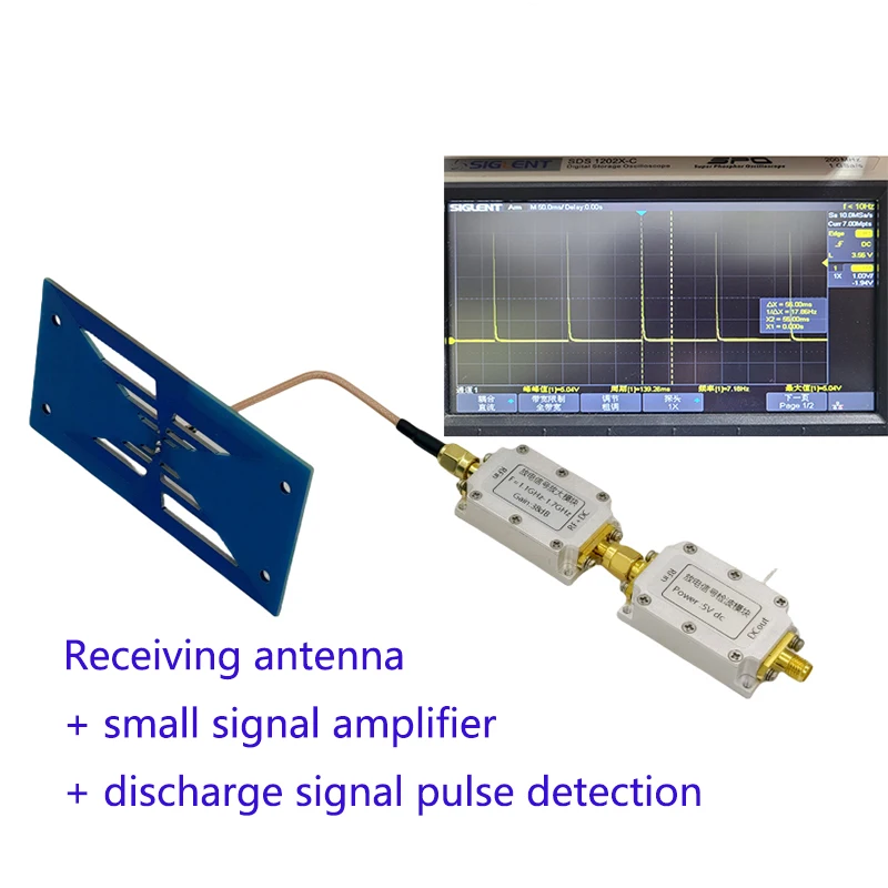 

Discharge signal detection module RF signal detection Electric spark detection 1.1-1.7Gh pulse voltage detector