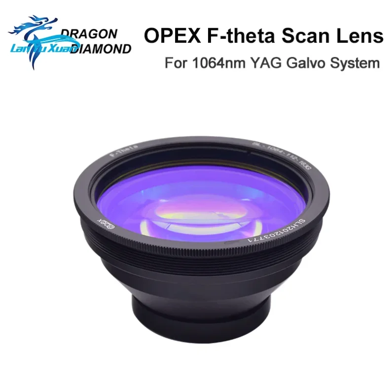 Lente de escaneo Opex f-theta de 200x200mm, longitud Focal 1064nm, lente YAG Opex, máquina de marcado láser de fibra óptica, lente de escaneo de fibra