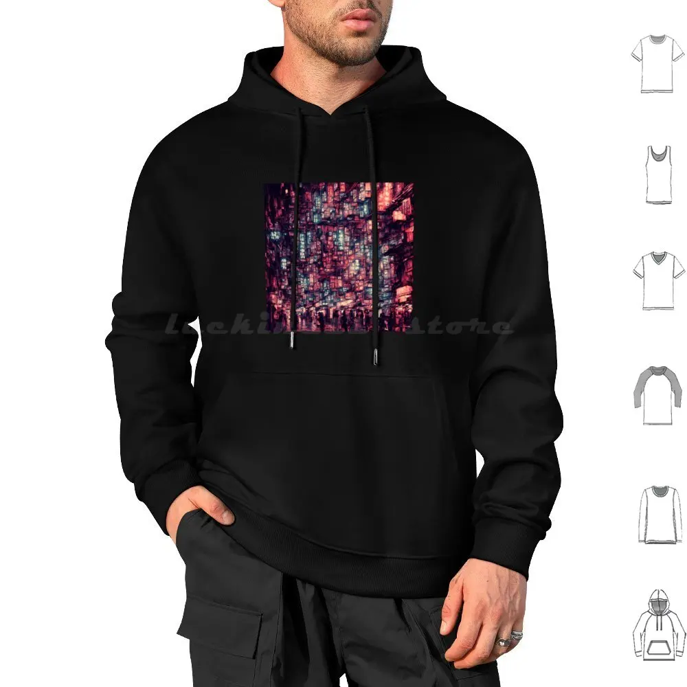 Town Hoodies Long Sleeve Town Town Big Trouble In Little Culture Town Nyc New York Town Nyc Town Night Photography I