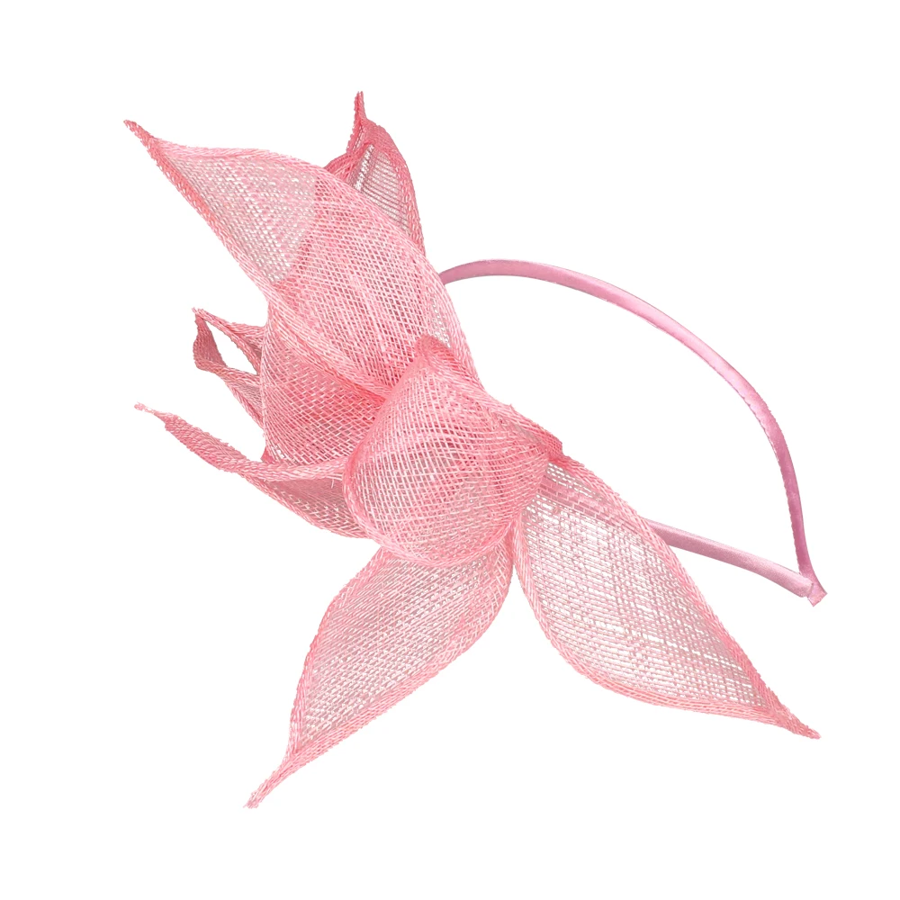 

White Bridal Headwear Fashion Wedding Hair Bands Ladies Fascinators Hair Accessories Cocktail Marriage Headdress Fancy Hat