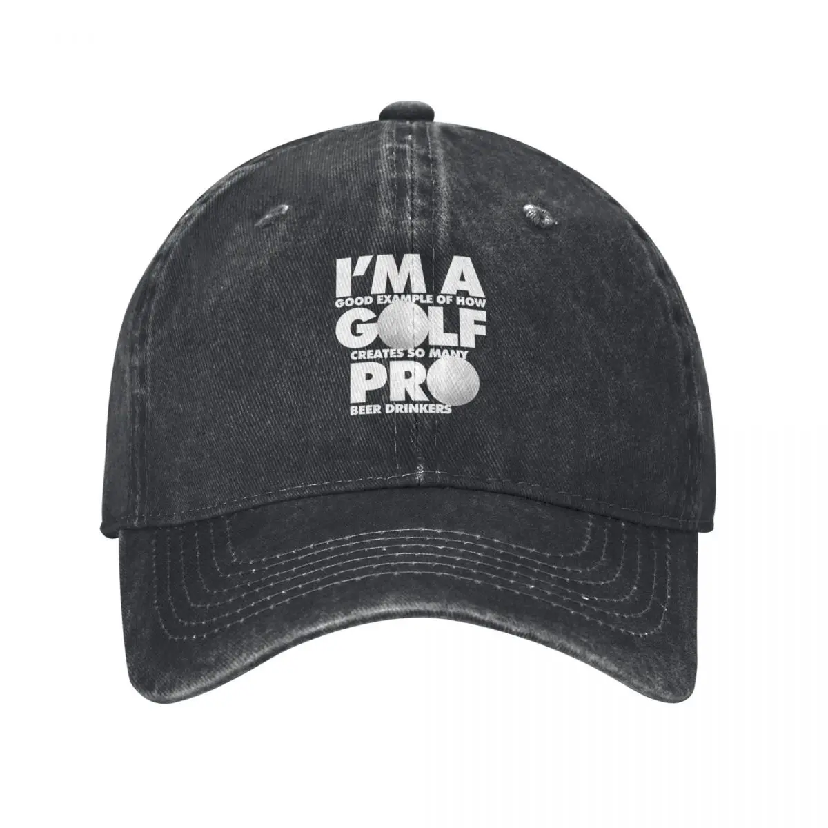 

Im a Golf Pro Beer Drinker Funny Golf Saying Baseball Cap Hip Hop New In The Hat Elegant Women's Hats Men's