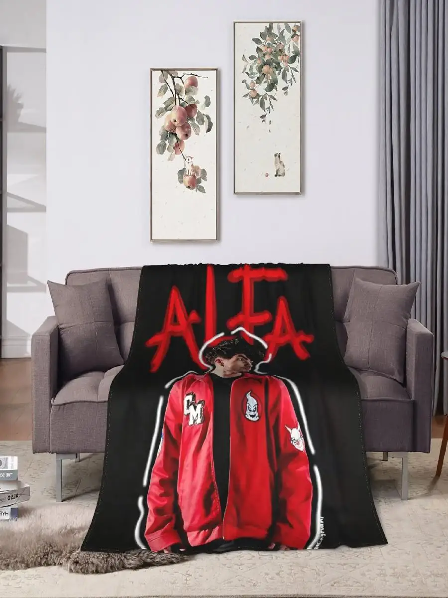Fede VVigevani Blanket Club Misterios Warm Street Trend Plush Throw Blanket For Bedroom Decorative Flannel Bedspread Bed Cover