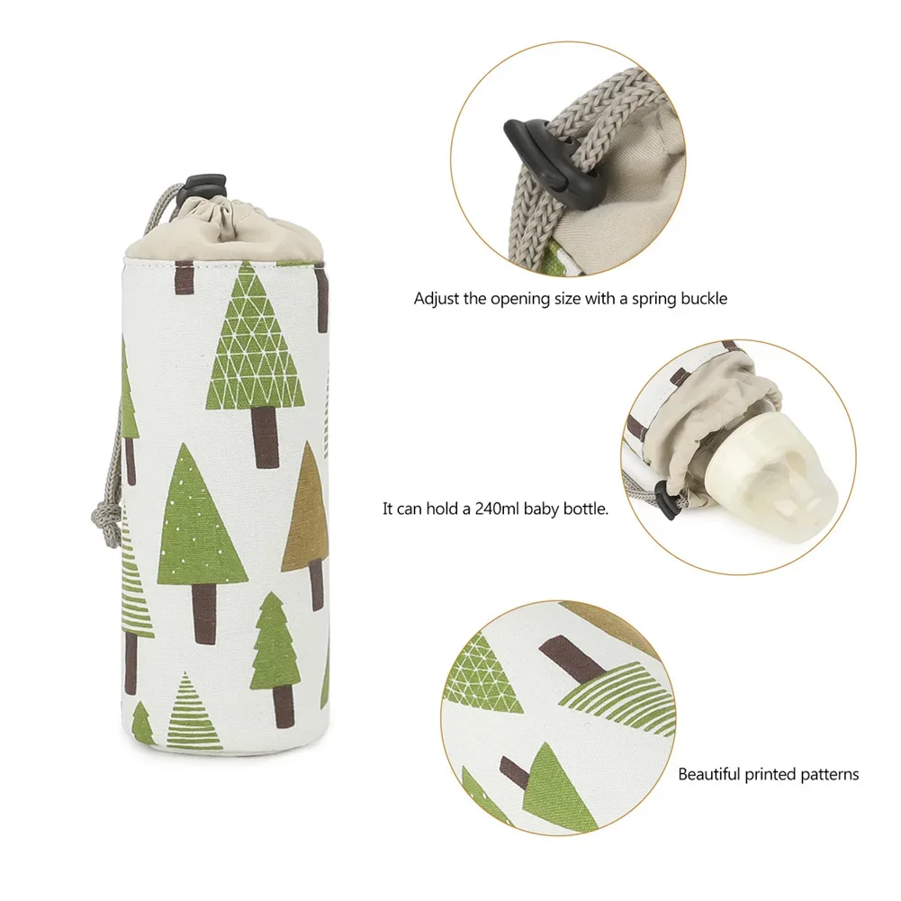 

Portable Bottle Bag for Mother and Baby Travel, Hand-held Storage Bottle Storage Bag, Maternity and Baby Supplies