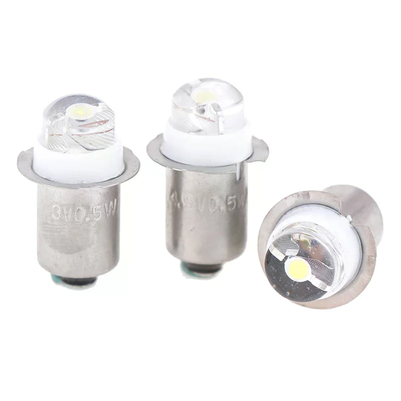 P13.5S 0.5w 3v 6v LED Miniature Lamp For Flashlight Replacement Bulb Torches Work Light Accessories
