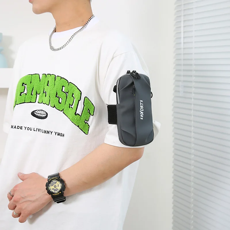กระเป๋าใส่แขนโทรศัพท์สําหรับวิ่ง กระเป๋าสะพายไหล่เดี่ยว กระเป๋าสะพายข้าง อุปกรณ์กีฬาฟิตเนส กระเป๋าใส่โทรศัพท์สําหรับเดินทาง