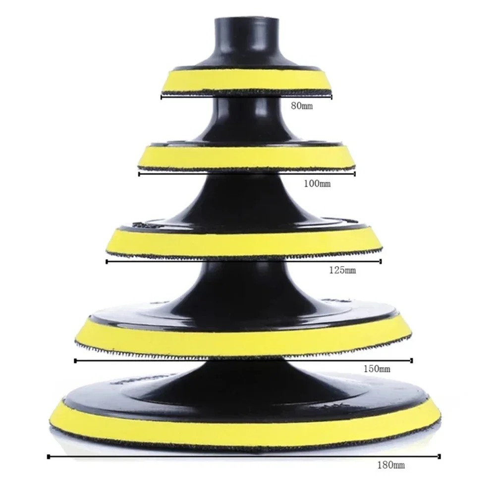 Car Polisher Backing Pad, Bonnet Angle Grinder, Roda Sander Disco, Polimento Auto Machine Tool, Auto-adesivo, 3-7"