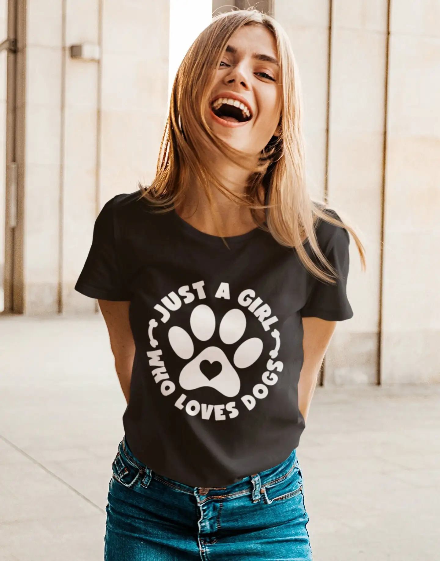 Dog Mom T Shirt Mama Is Life For Her Animal Love Fur Women