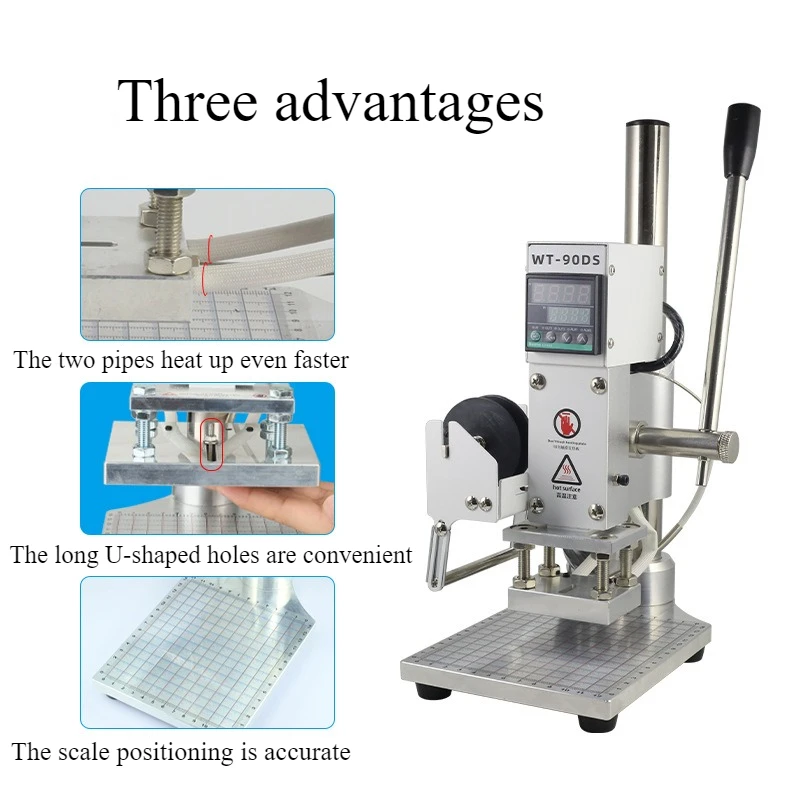 소형 자수 로고 라미네이팅 기계 인쇄 기계 가죽 종이 프레스 기계 마킹 골드 스탬핑 기계