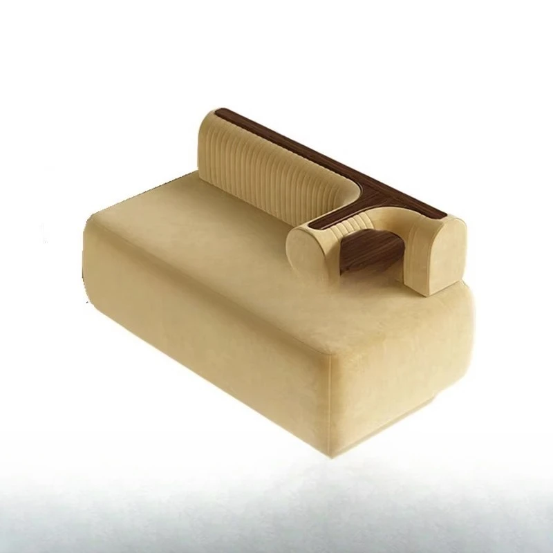 Cafe soft decoration sales department exhibition hall card seat leisure sofa