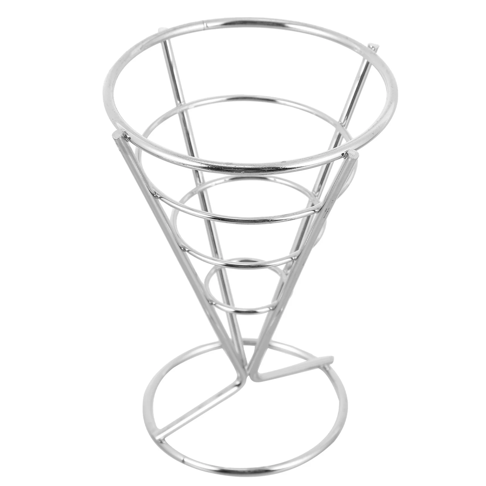 

Iron Chicken Fry Black Stainless Steel Snack Rack Kitchen Food Basket Fries Chips Storage Deep Frying Holder Bar Snacks