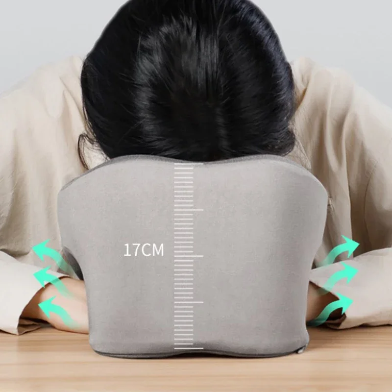 Travel Pillow U-Shape Pure Memory Foam Neck Pillow For Airplane Office Nap Cervical Pillows Flight Sleeping Head Neck Support