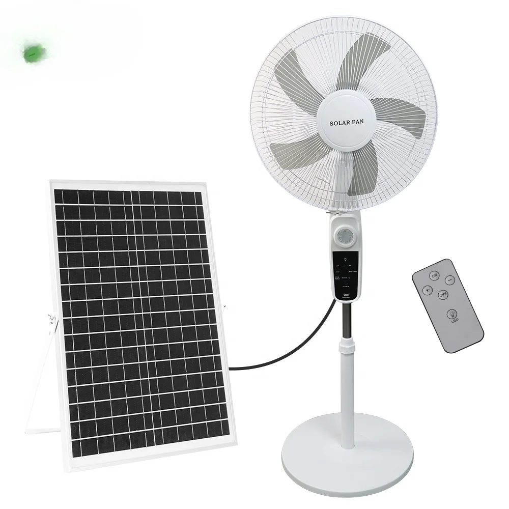 solar ac dc motor remote control solar ceiling fan with solar panel