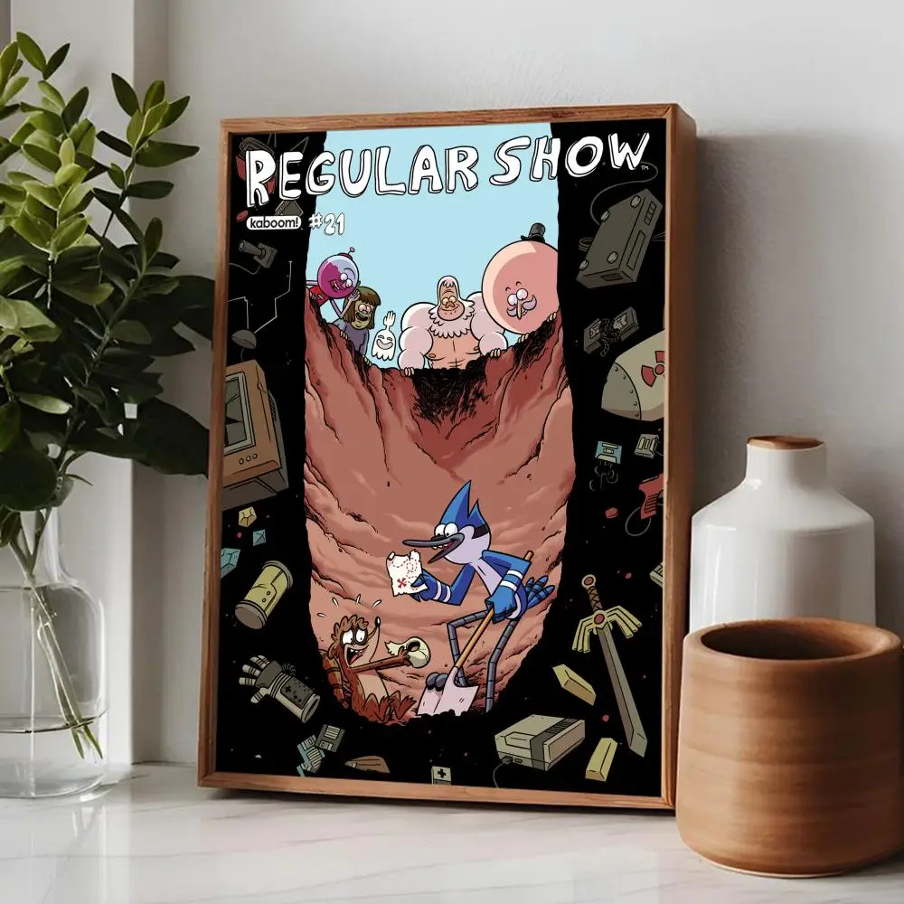 R-Regular Cartoon Show Good Quality Prints and Posters Vintage Room Bar Cafe Decor Home Decor