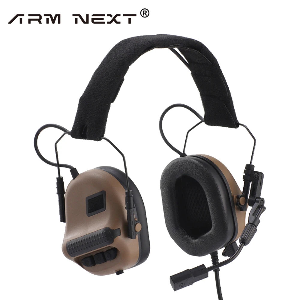 ARM NEXT Electronic Shooting Earmuff Tactical Hearing Protection F10 Noise Canceling Headset Team Communication Earphones