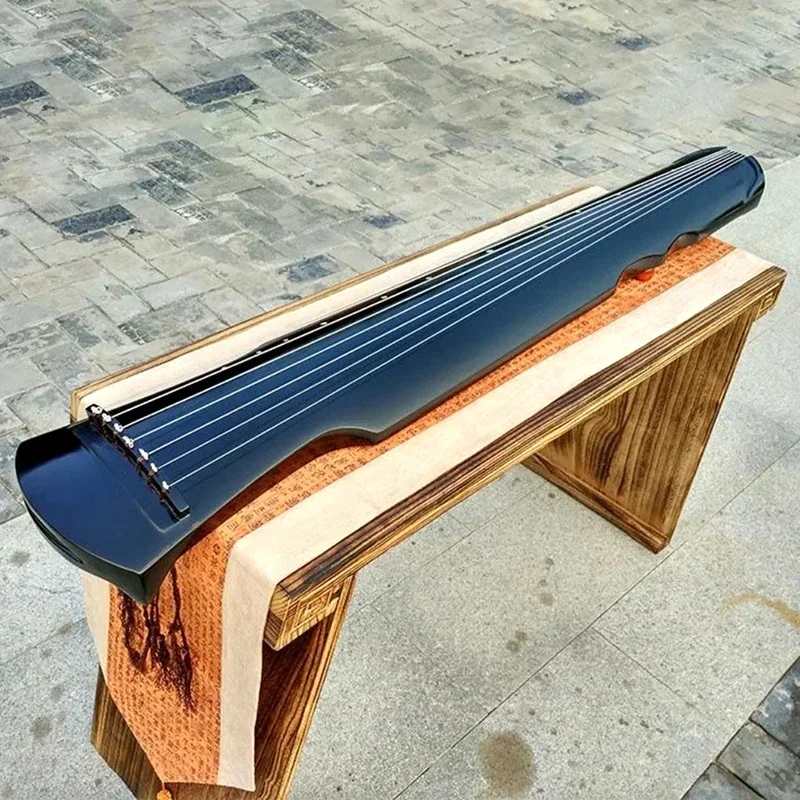 

7 Strings Guqin Zither Handmade Guzheng Beginner Stringed Instruments with Accessories Chinese Traditional Musical Instruments