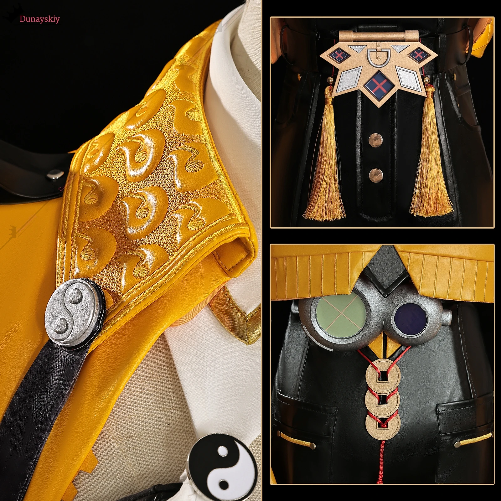 Yixuan 코스프레 게임 Zenless Zone Zero ZZZ 의상 Yixuan 롤 플레잉 가발 소품 정장 성인 여성을위한 할로윈 변장 s-2xl